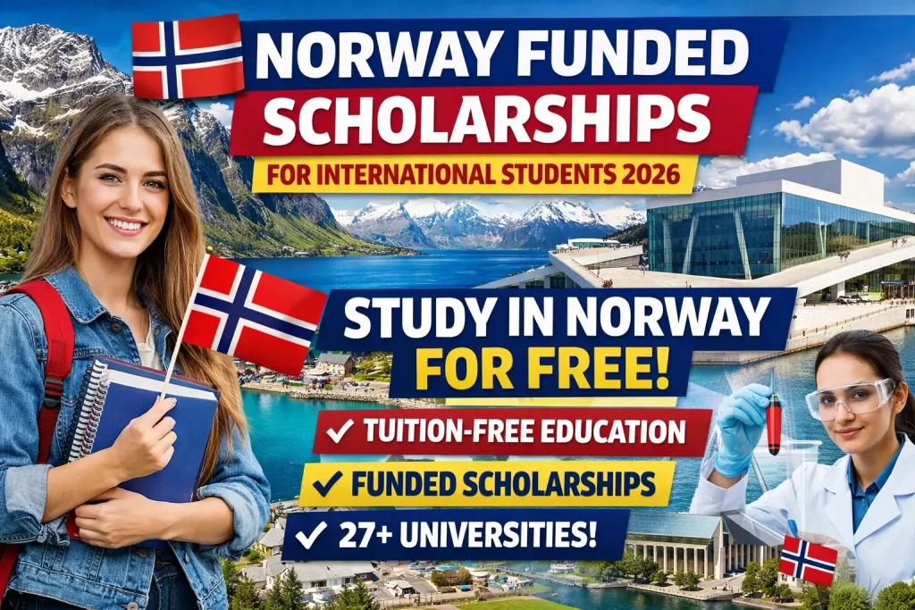 Norway funded scholarships for 2026