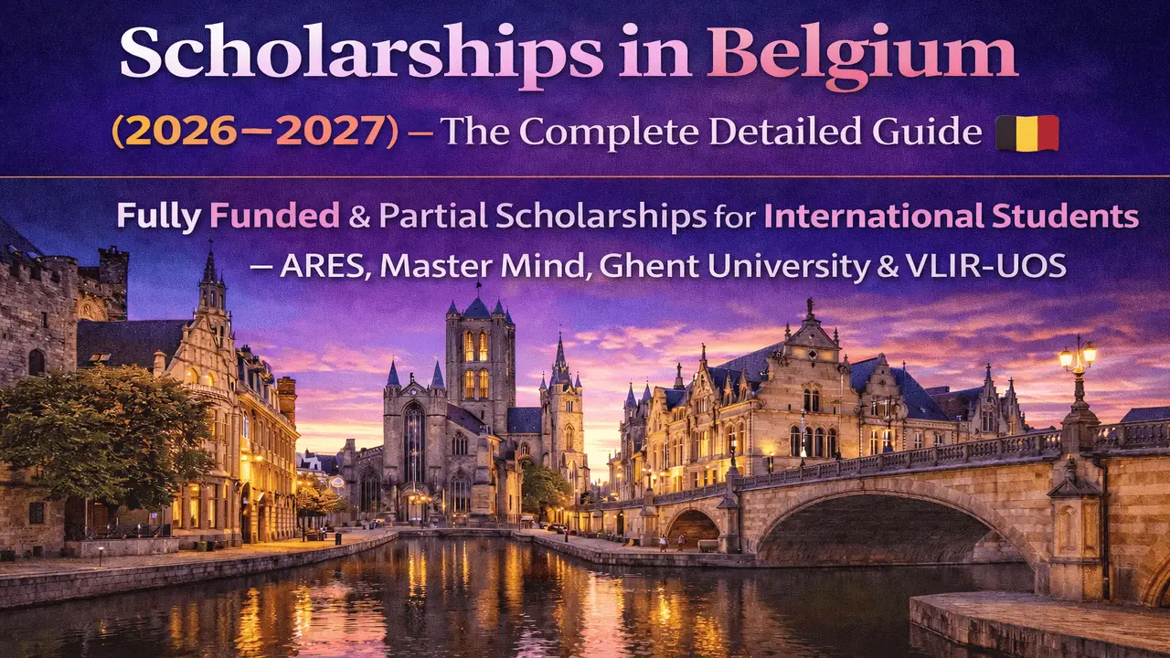 Scholarships in Belgium (2026–2027) — The Complete Detailed Guide