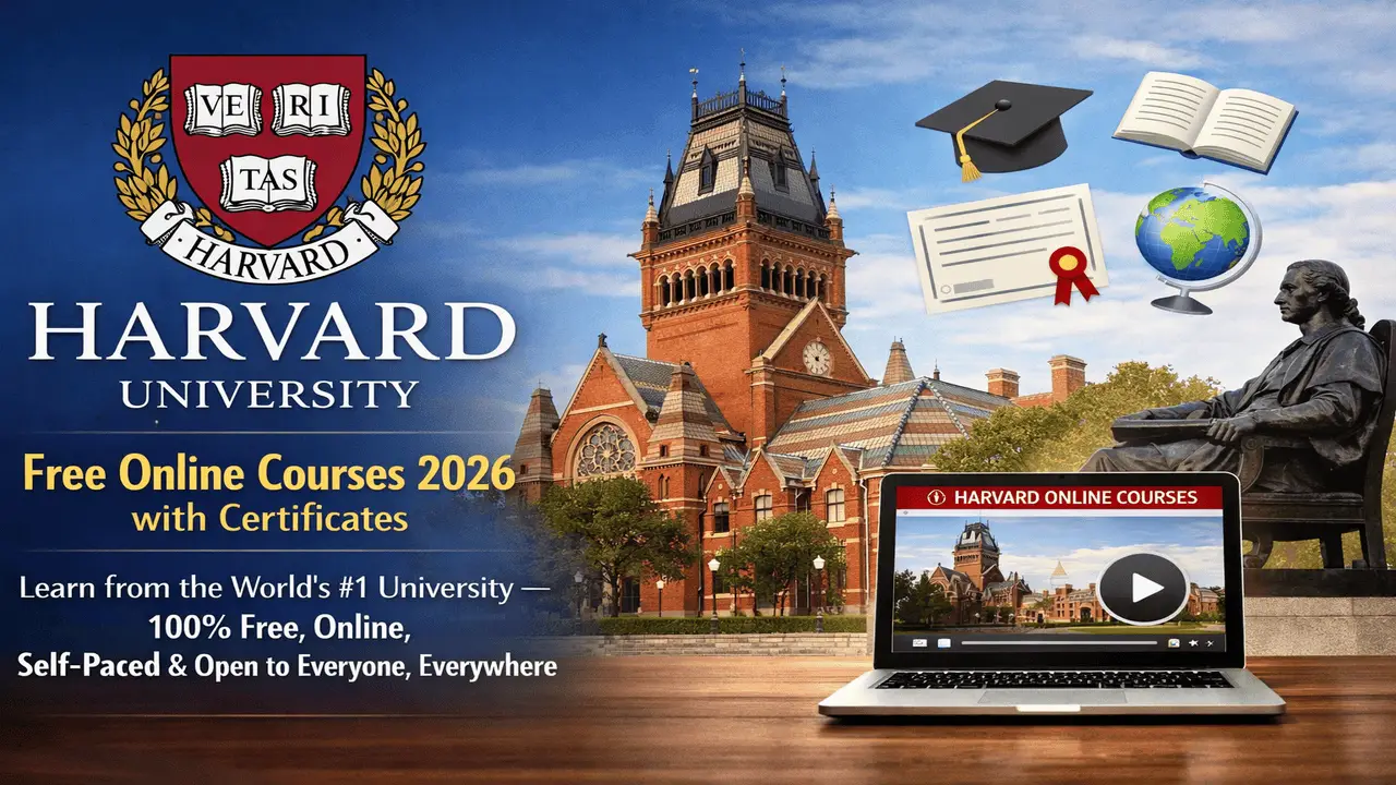 Harvard University Free Online Courses 2026 with Certificates