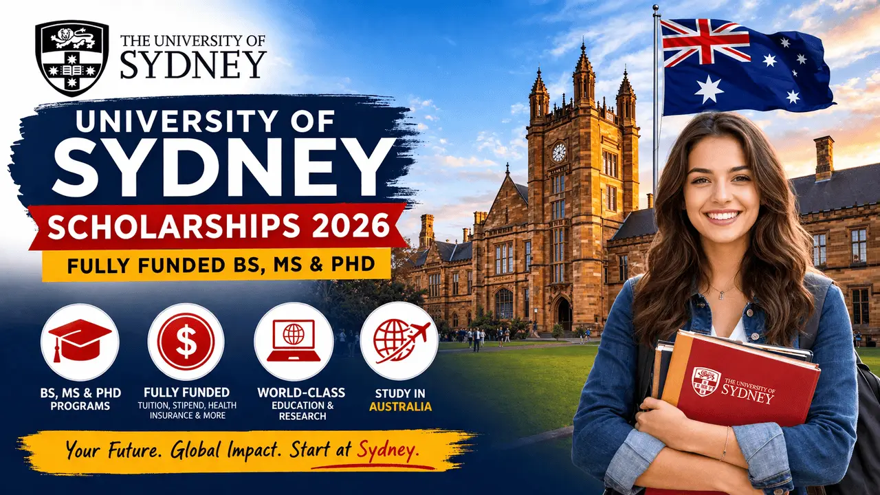 University of Sydney Scholarships 2026 Fully Funded BS, MS & PhD