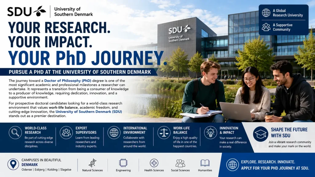PhD Scholarships at the University of Southern Denmark: Complete Guide for International Students