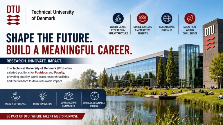 Postdoc and Faculty Positions at the Technical University of Denmark (DTU): Opportunities for International Researchers
