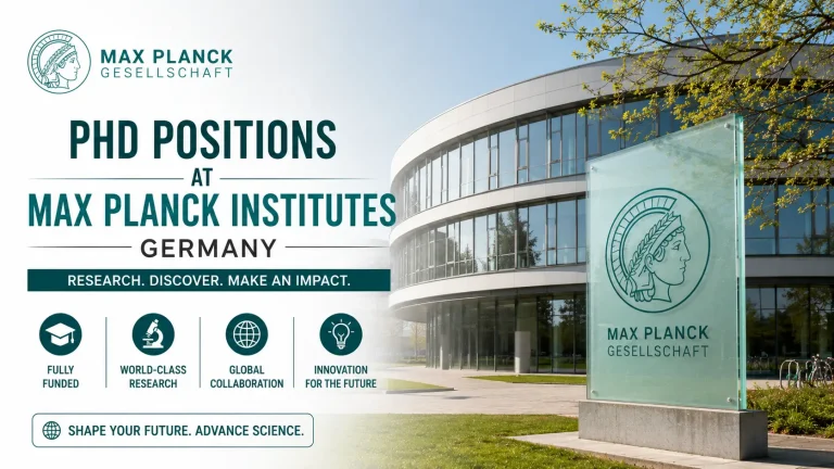 PhD Positions at Max Planck Institutes in Germany