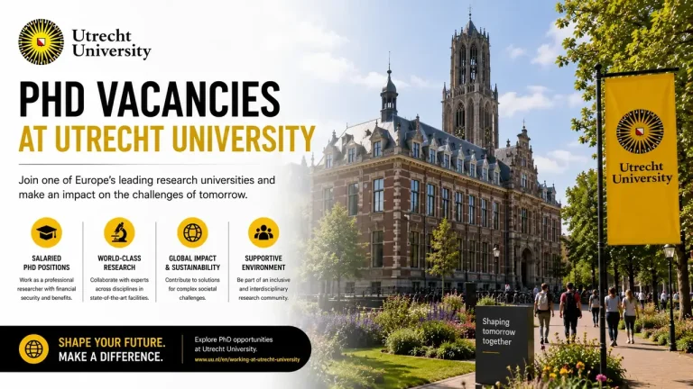 PhD Vacancies at Utrecht University