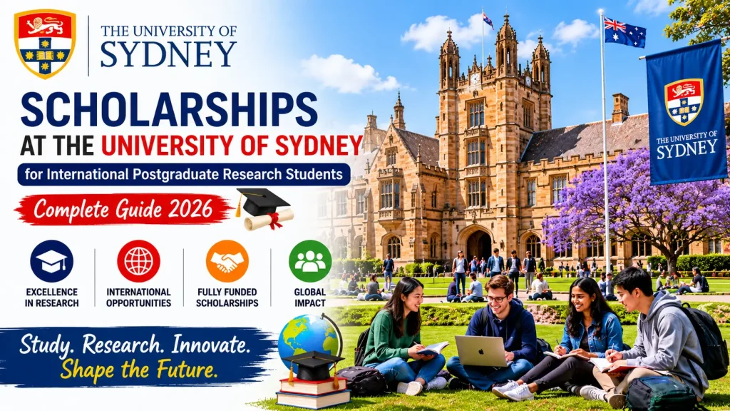 Scholarships at the University of Sydney for International Postgraduate Research Students: Complete Guide 2026