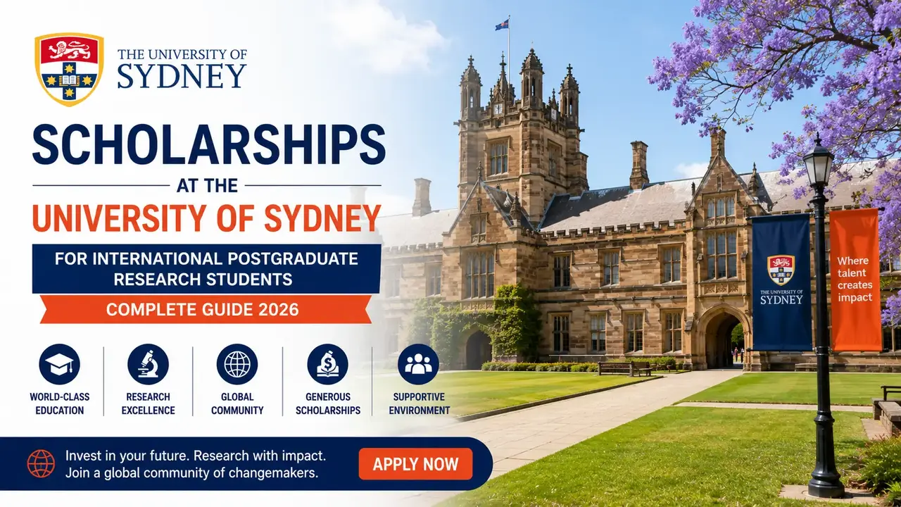 Scholarships at the University of Sydney for International Postgraduate Research Students: Complete Guide 2026