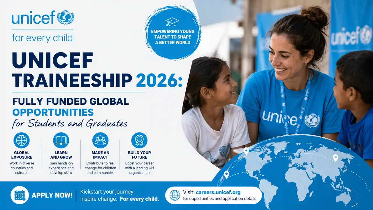 UNICEF Traineeship 2026: Fully Funded Global Opportunities for Students and Graduates