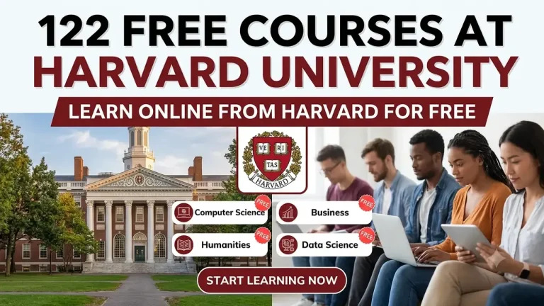 122 Free Courses at Harvard University: Learn Online from Harvard for Free